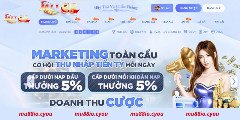 Hướng dẫn cách đăng nhập Mu88